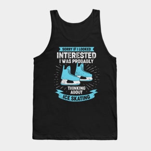 Funny Figure Ice Skating Dancing Skater Gift Tank Top